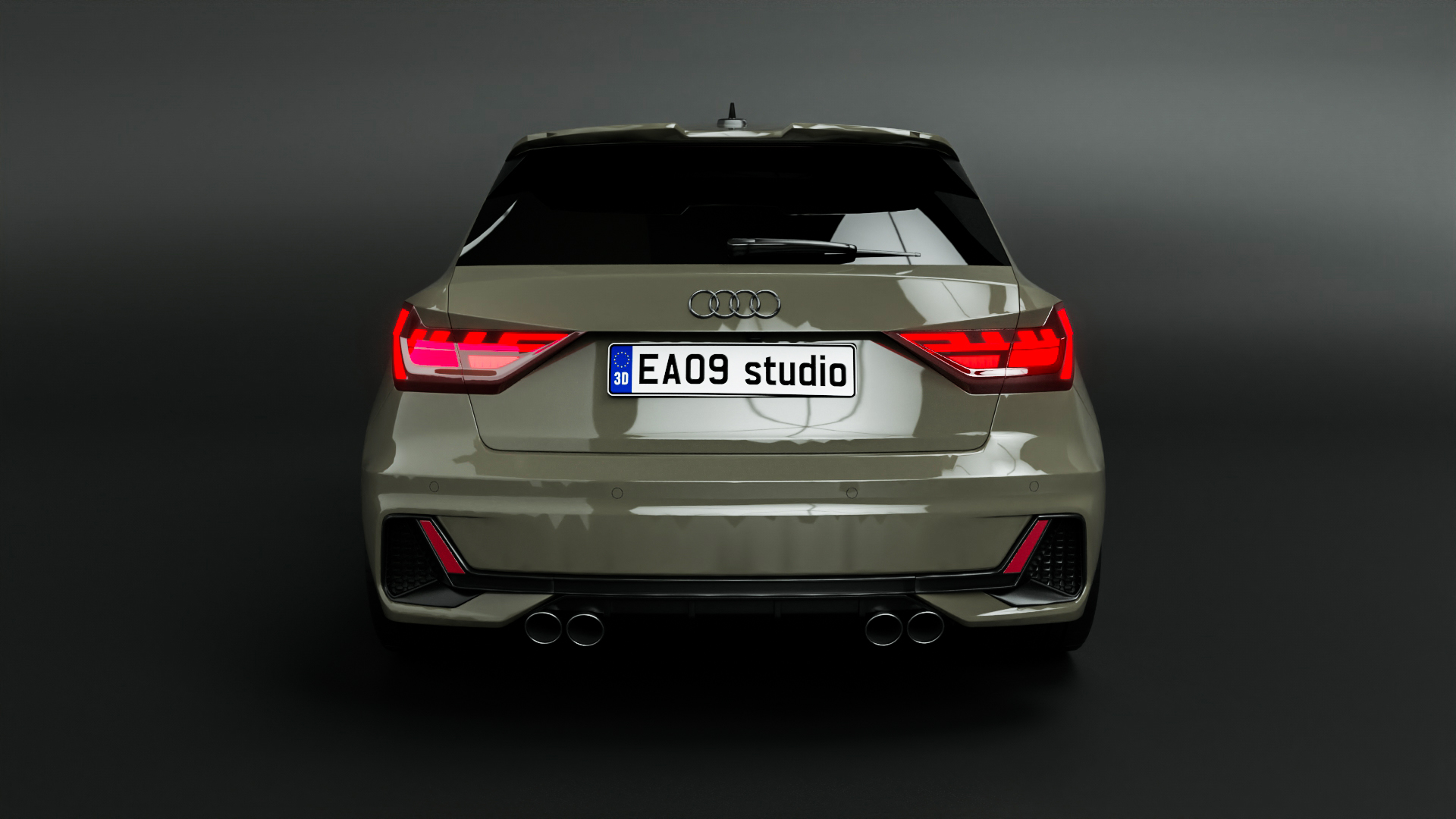 2022 Audi A1 Sportback sline by EA09studio 3DOcean